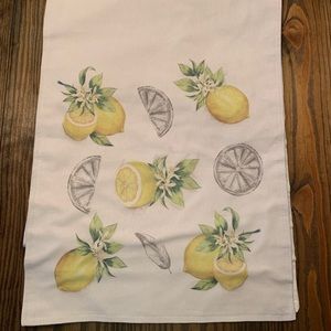 Lemon table runner